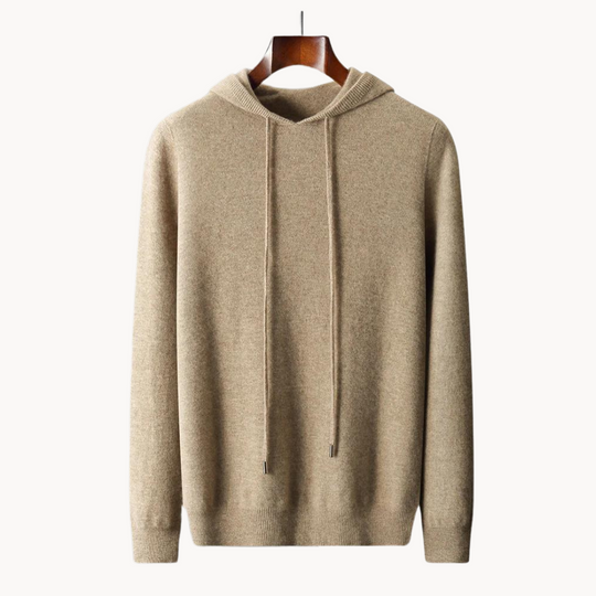 Merino Strick Kapuzenpullover