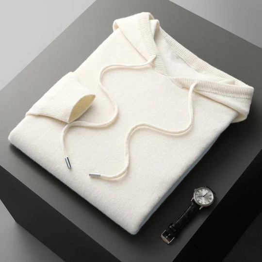 Merino Strick Kapuzenpullover