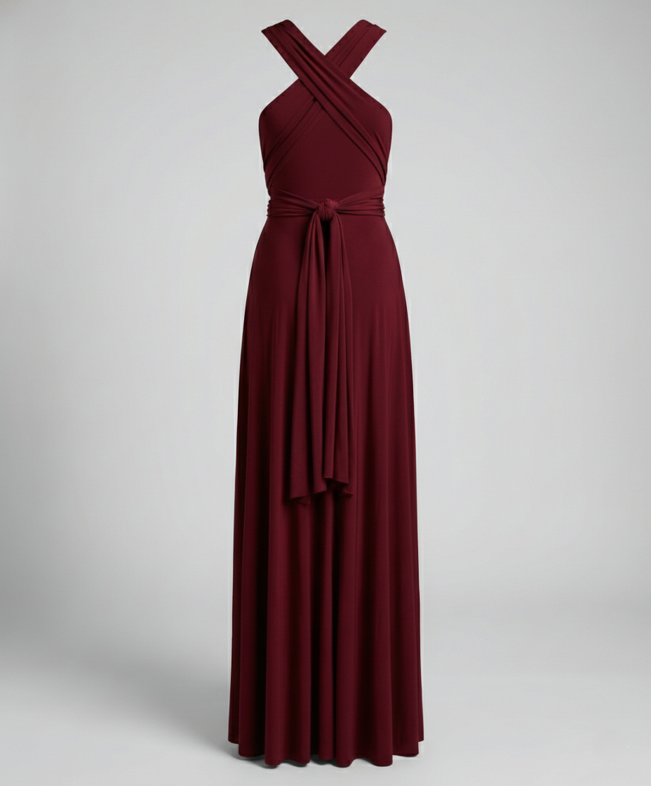 Damen Multiway Wickelkleid mit 50+ Tragevarianten & Elastischem Stoff - Vittorelli
