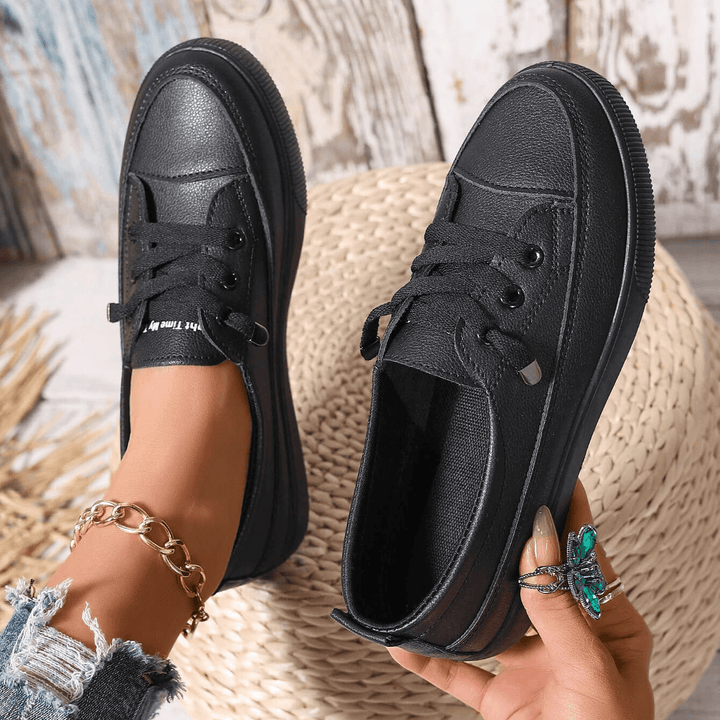 Damen Schnürung Orthopädische Flache Schuhe Nord Taschen