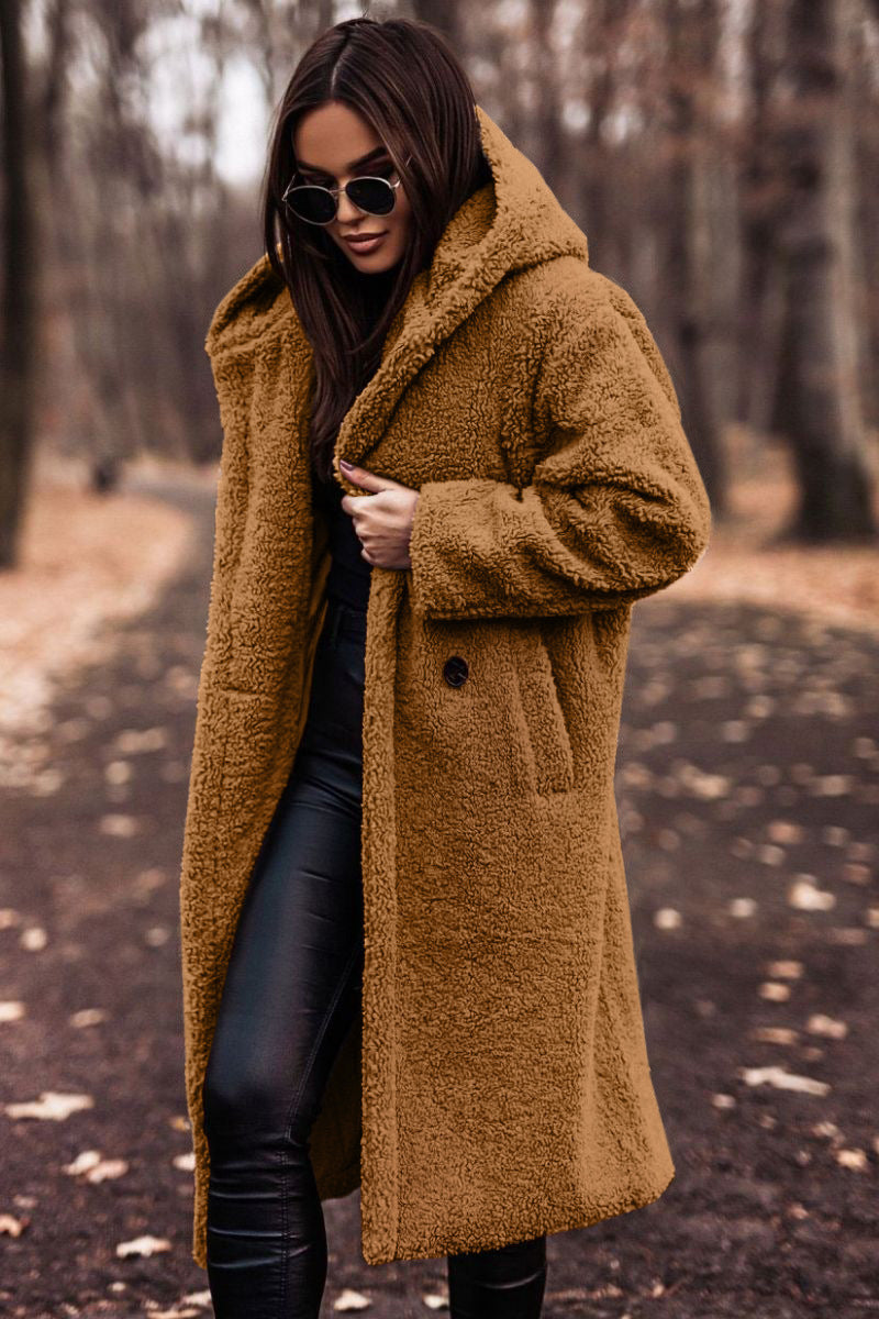 Damen Teddy Fleece Jacke – Winddicht & Warm