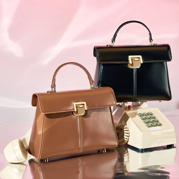 Nord Taschen | Handtasche für Damen - Elegante Schultertasche mit praktischem Verschluss und kompaktem Design
