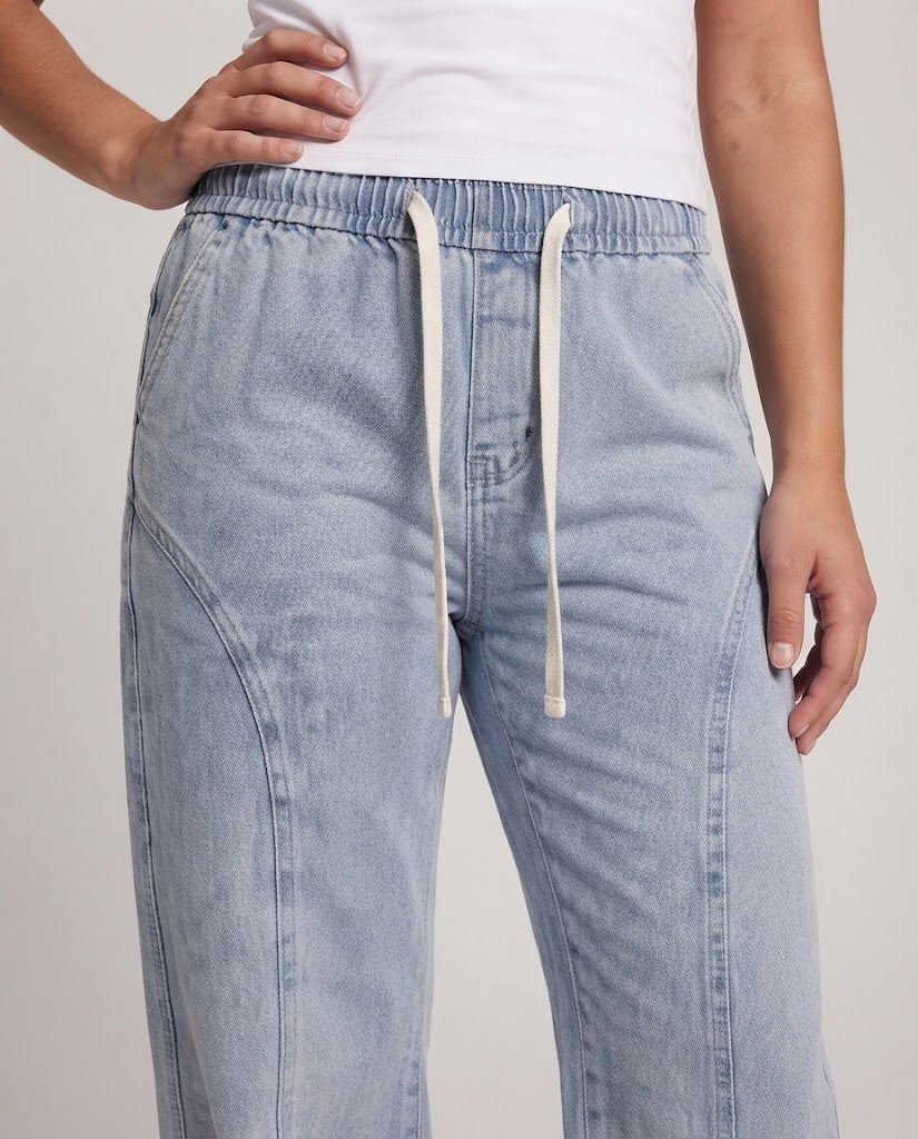 Damen Bequeme und lässige Relaxed Fit Pluderhose Nord Taschen