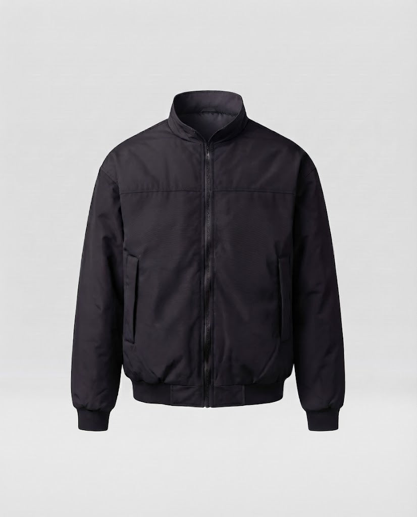 Herren Lässige Oversized Kapuzenjacke mit Reißverschluss Nord Taschen