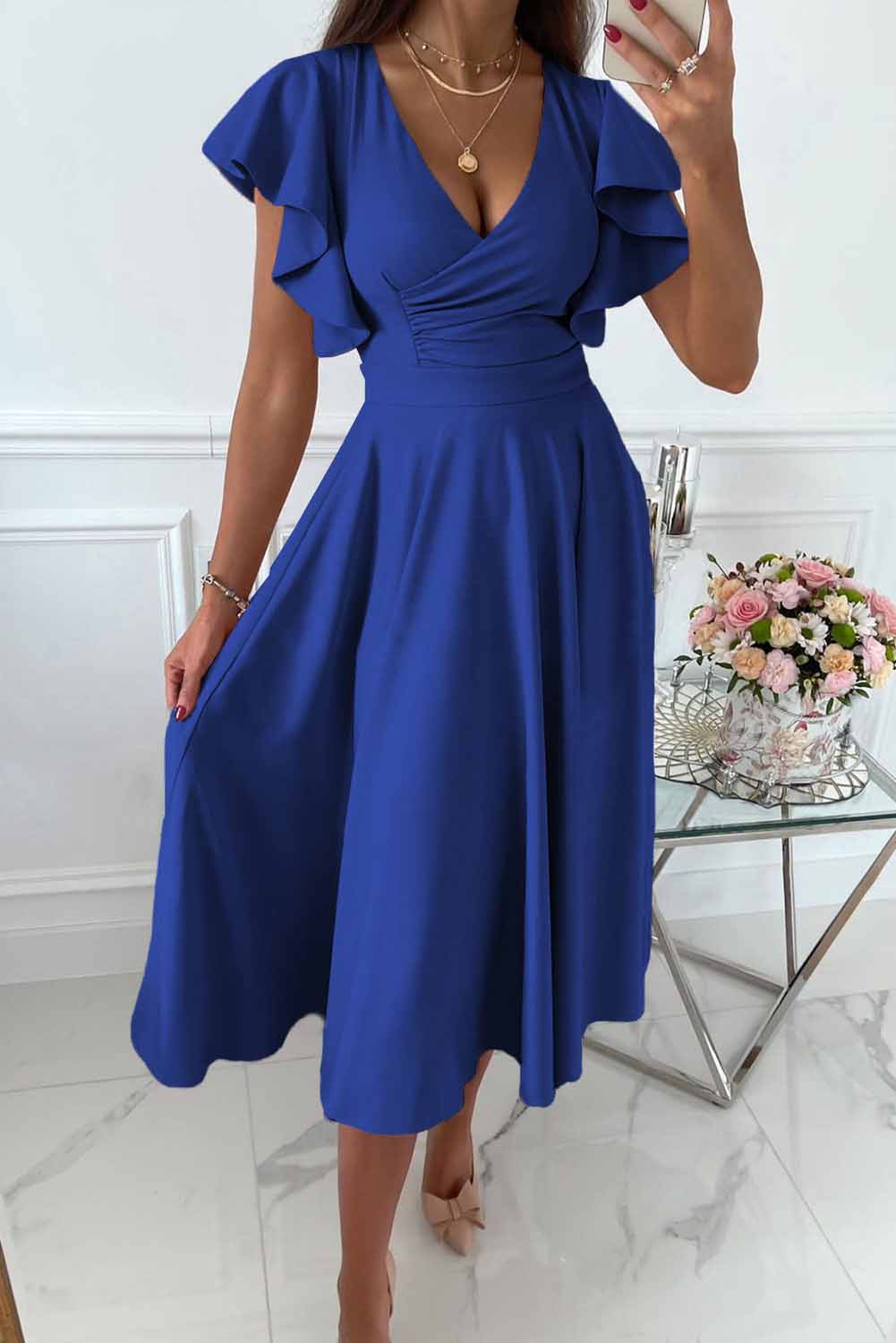 Elegantes Damen Freizeitkleid