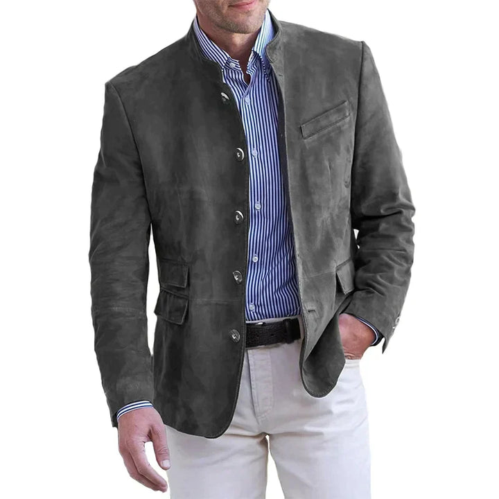 Klassische jacke für Herren mit Knopfverschluss