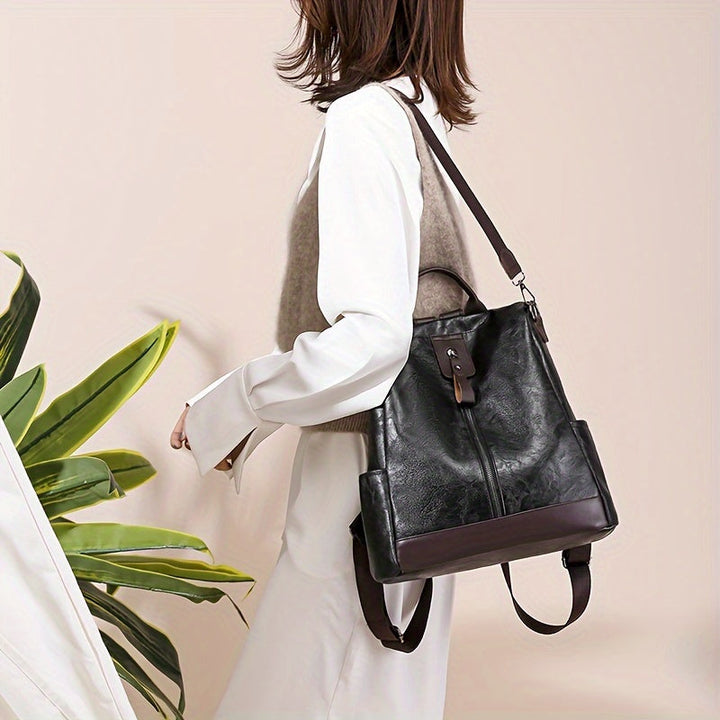 Diebstahlsicherer Damen Rucksack Vegan | Anti-Diebstahl City-Backpack