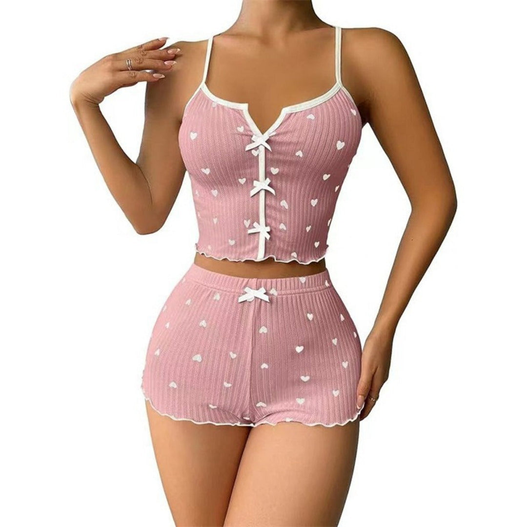 Bedrucktes Pyjama-Set