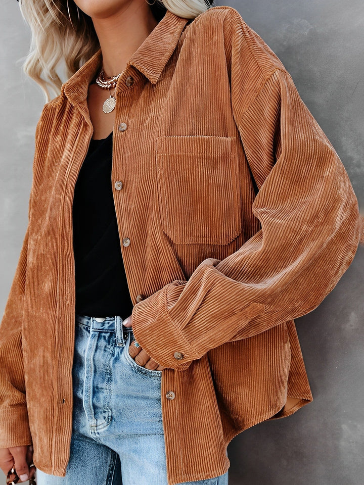 Nord Taschen | Kord Knopf-Jacke