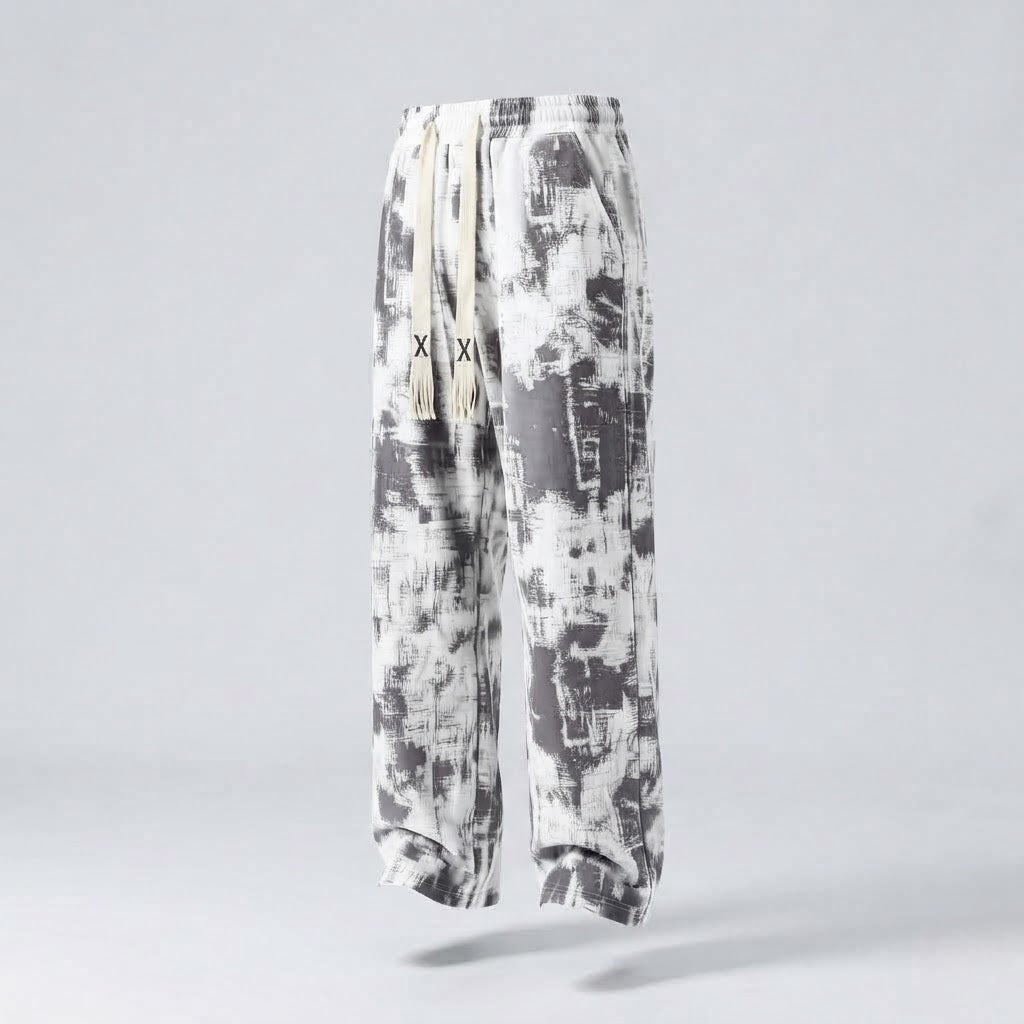 Damen Freizeit Grafik Cargo-Hose Nord Taschen