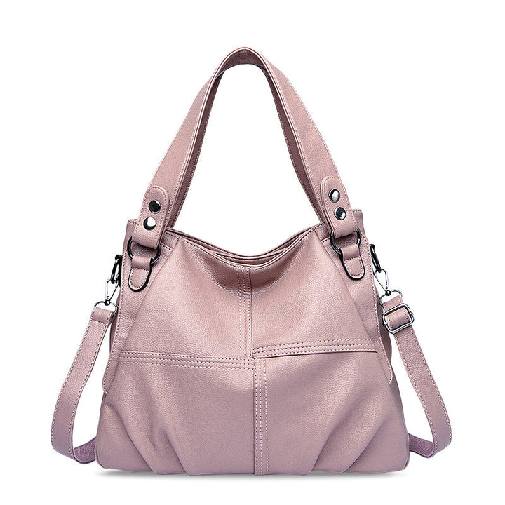 Nord Taschen | Große vegane Kuhfell-Hobo-Schultertasche