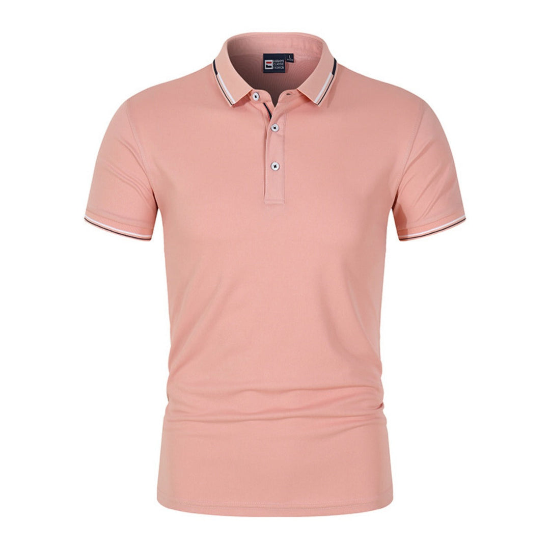 Einfarbiges Poloshirt