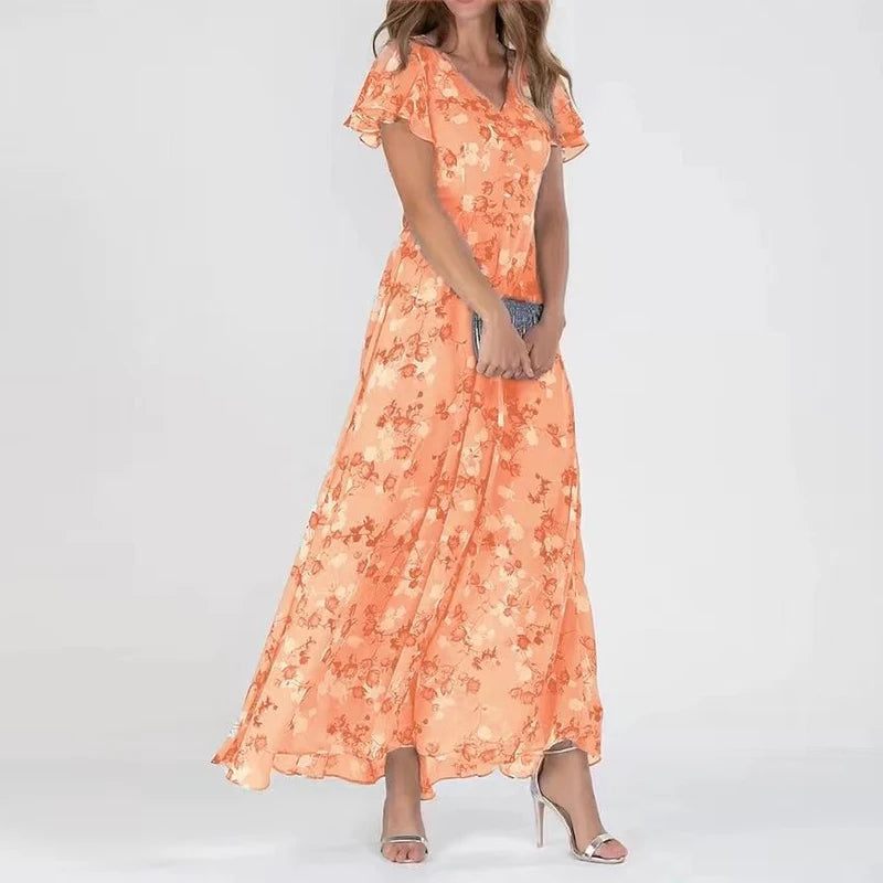 Elegantes und Buntes Kleid