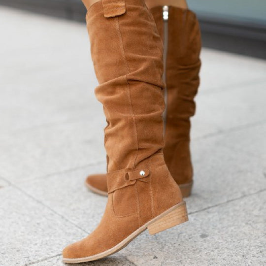 Bequeme Cowboy Stiefel mit Verspielten Details und Eleganter Ausstrahlung
