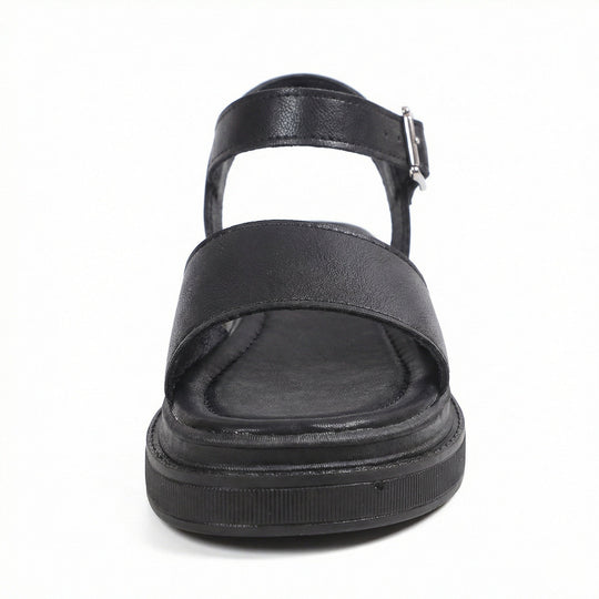 Damen Komfortable Sandalen mit verstellbarem Knöchelriemen