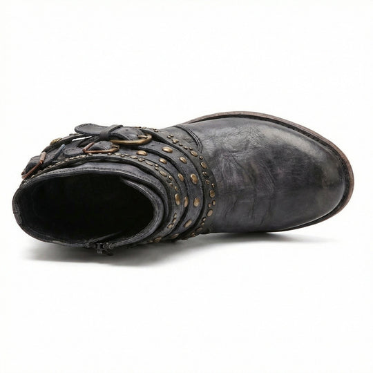 Vintage-Kettenstiefel
