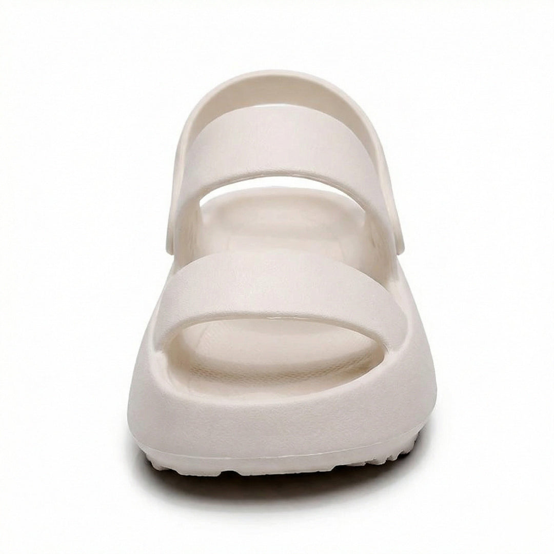 Orthopädische Sandalen Comfort Plus Pantoletten mit Doppelriemen Gepolsterte, Lässige Slip-On-Sandalen - Arvani