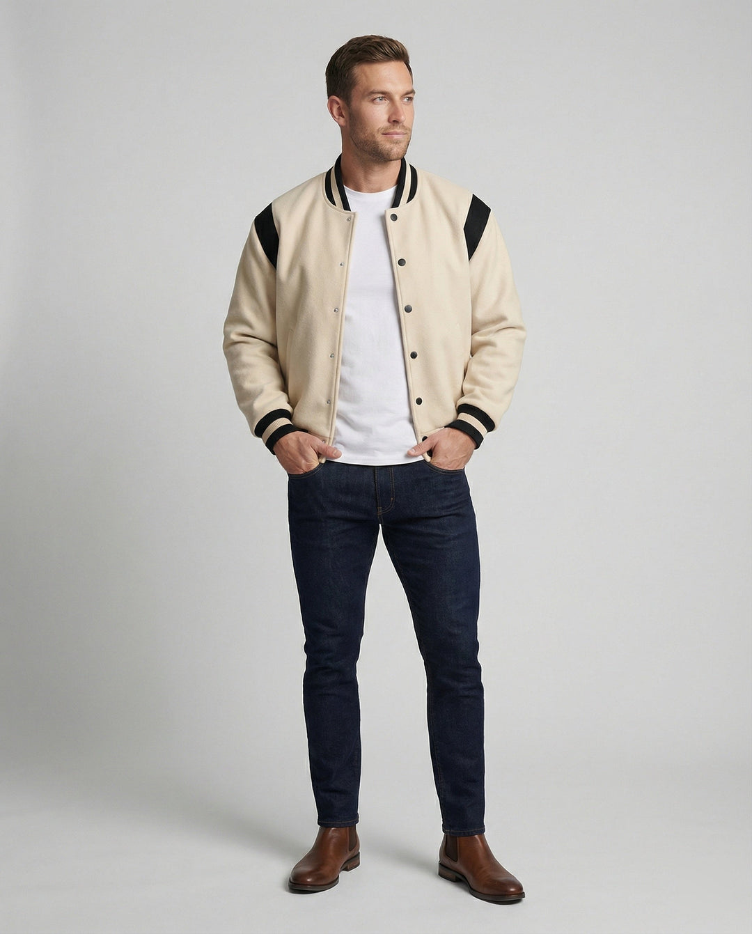 Herren stylische Sweatjacke im Sportlook - Vittorelli
