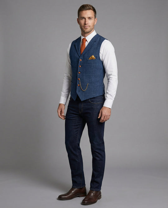 Vintage Weste Herren Stilvoll