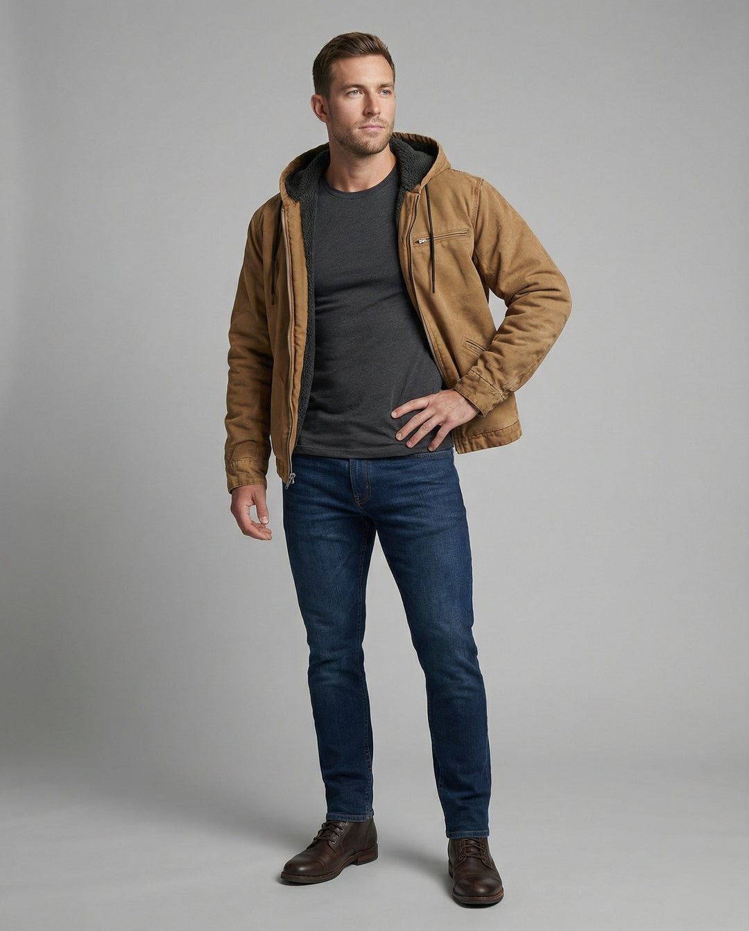 Elegante Komfort Herrenjacke