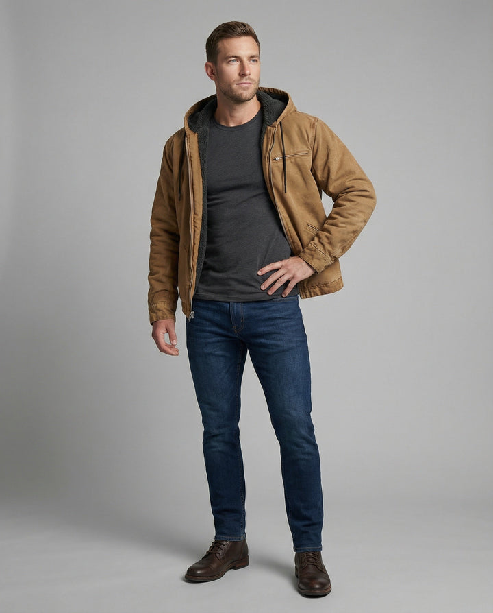 Elegante Komfort Herrenjacke