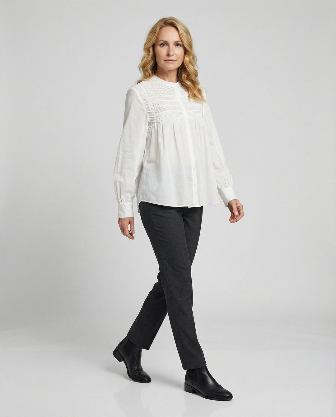 Romantische Baumwollbluse Damen