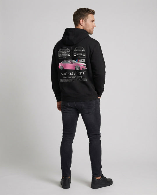 Oversized Racing Hoodie für Herren