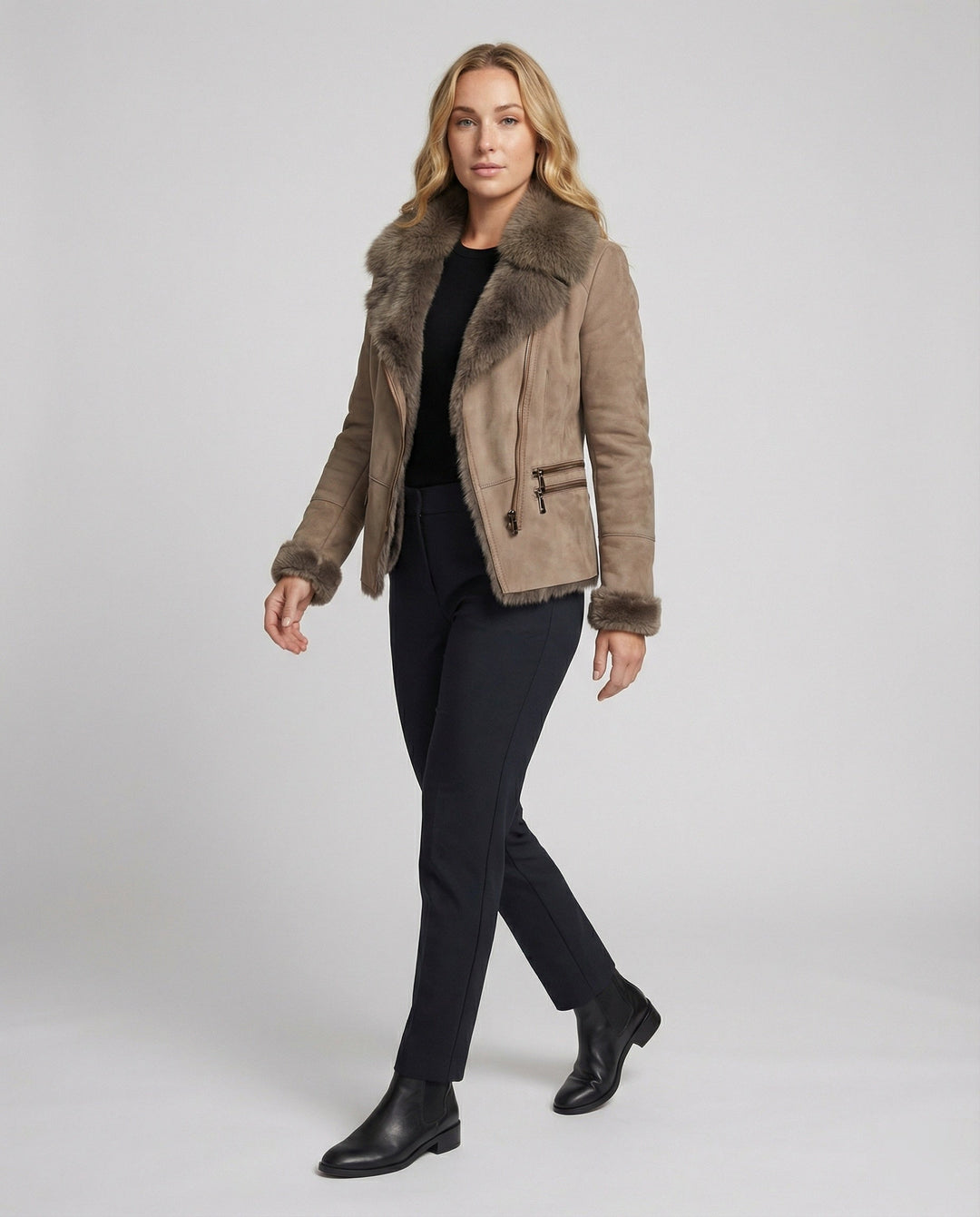 Nord Taschen | Winterjacke mit Elegantem Kragen für Den Winter