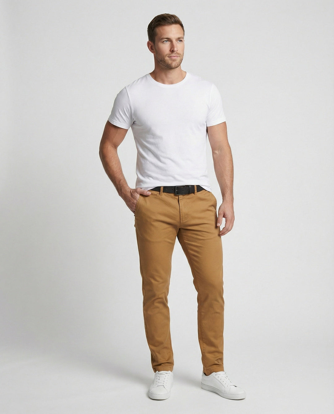 Herren Chinohose Slim Fit modern