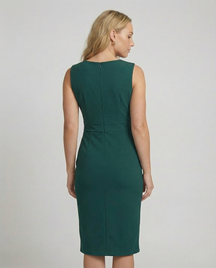 Ärmelloses Kleid mit Hoher Taille
