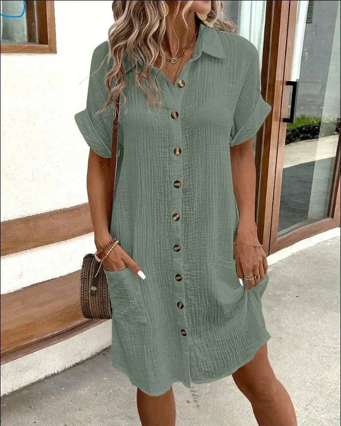 Luftige Hemdkleid
