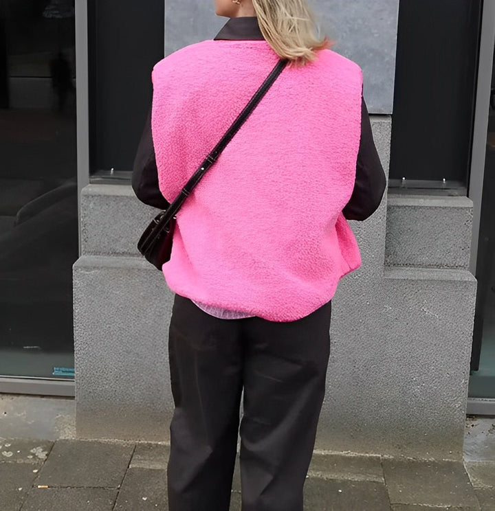 Nord Taschen | Damen Weste mit Einfacher Knopfverschluss