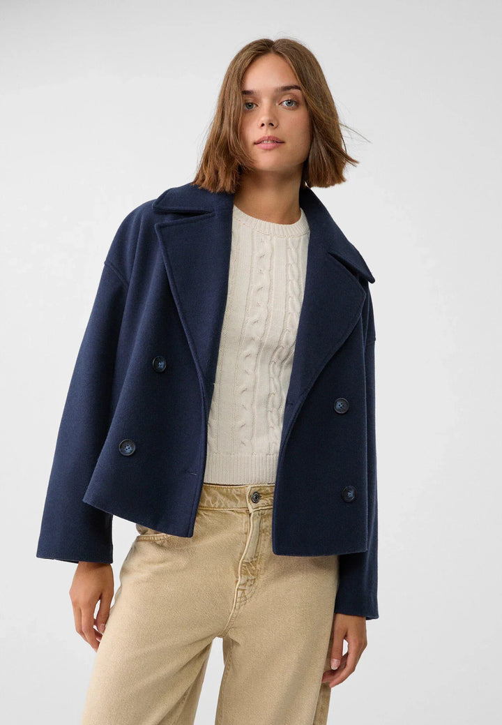 Nord Taschen | Damen Kurzer Mantel Oversize Herbst Übergang