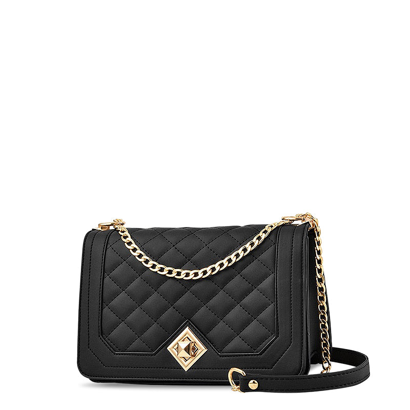 Nord Taschen | Gequiltete Ketten-Crossbody-Tasche, Kleine Schultertasche