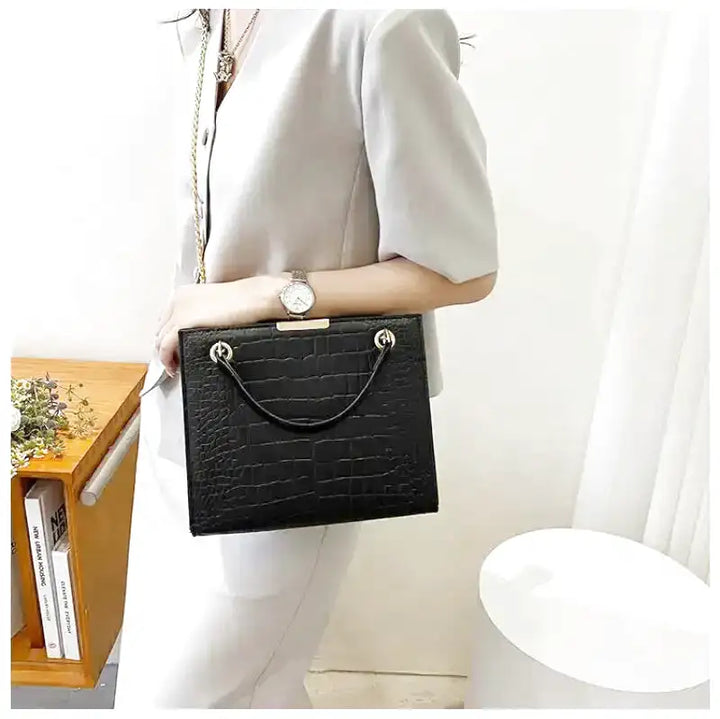 Nord Taschen | Large Crocodile Leather Handbag