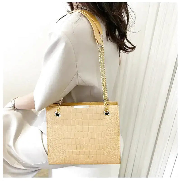 Nord Taschen | Large Crocodile Leather Handbag