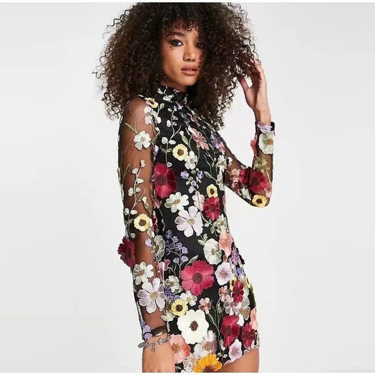 Einzigartiges Handgemachtes Blumenkleid - Arvani