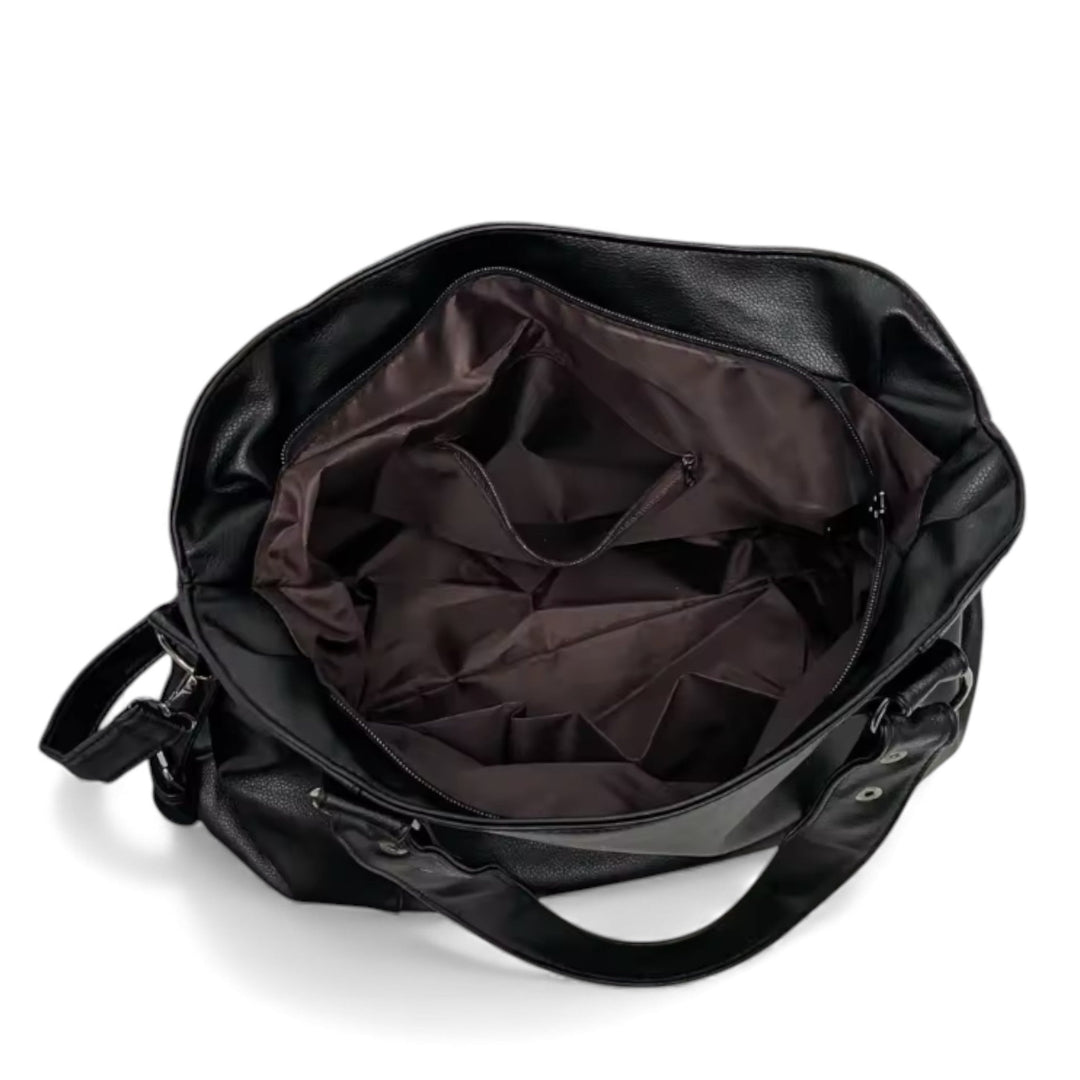 Nord Taschen | Large Soft Black Leather Handbag