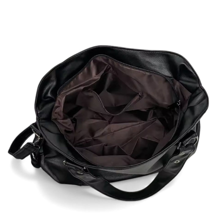 Nord Taschen | Large Soft Black Leather Handbag