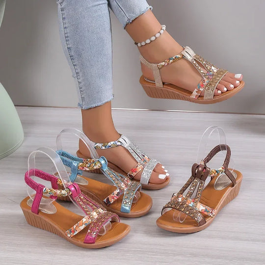 Schicke Boho-Sandalen