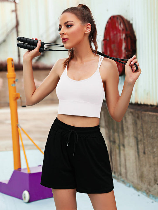 3Er Pack Damen Sport Bh Gepolstert Crisscross Yoga Bh Nahtlos Mittel Impact Fitness Activewear