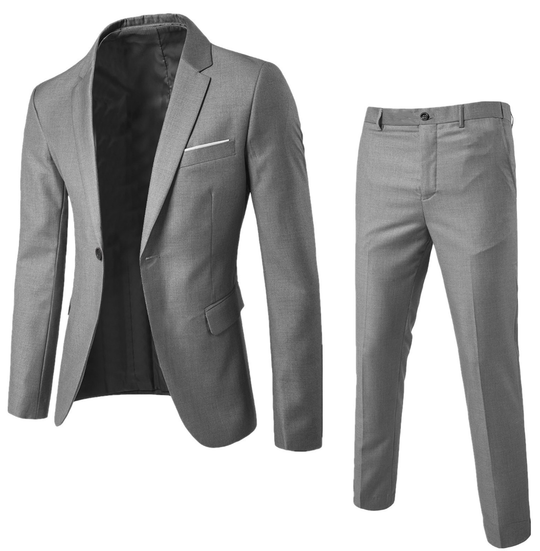 Modisches, Weiches 2-Teiliges Anzug-Set - Arvani