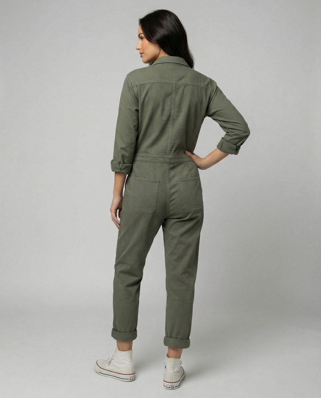 Lässiger Utility Jumpsuit Damen