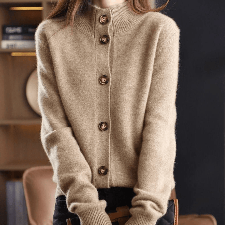 Luxuriöse Cashmere Strickjacke