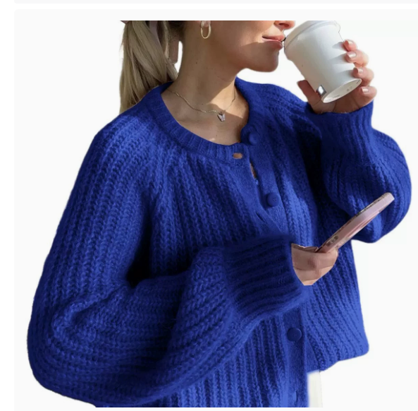 Chunky Strickcardigan Weich und Warm Perfekt für Den Alltag