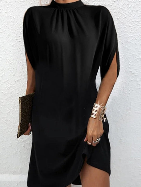 Modernes Damenkleid mit Fledermausärmeln - Arvani