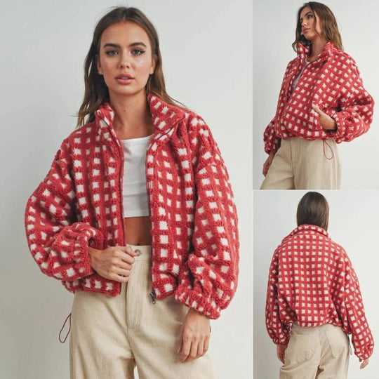 Check Fleecejacke