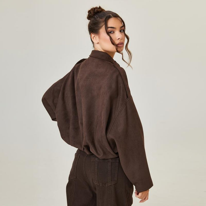 Nord Taschen | Wildleder Bomberjacke