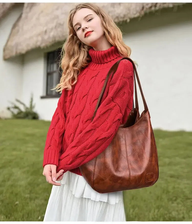 Nord Taschen | Schultertasche aus echtem Leder