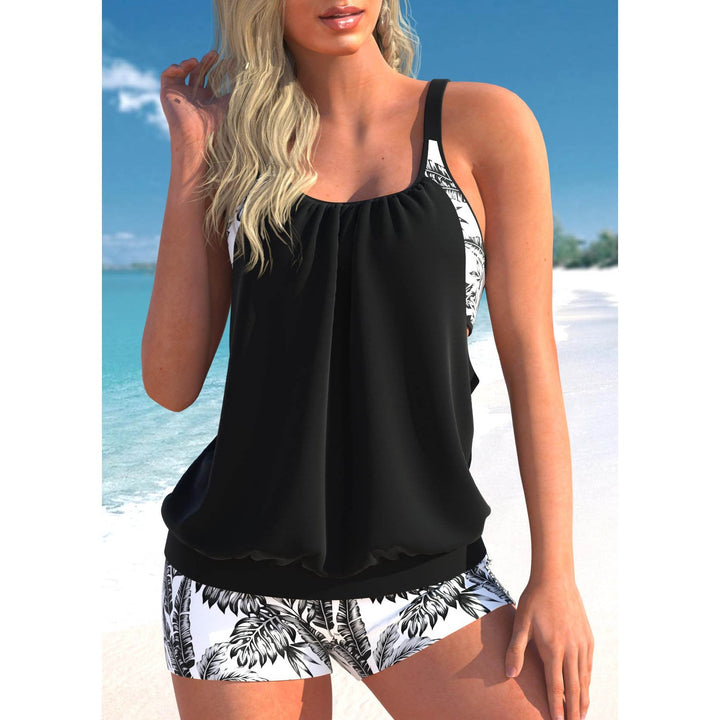 Zweiteiliger Tankini-Badeanzug